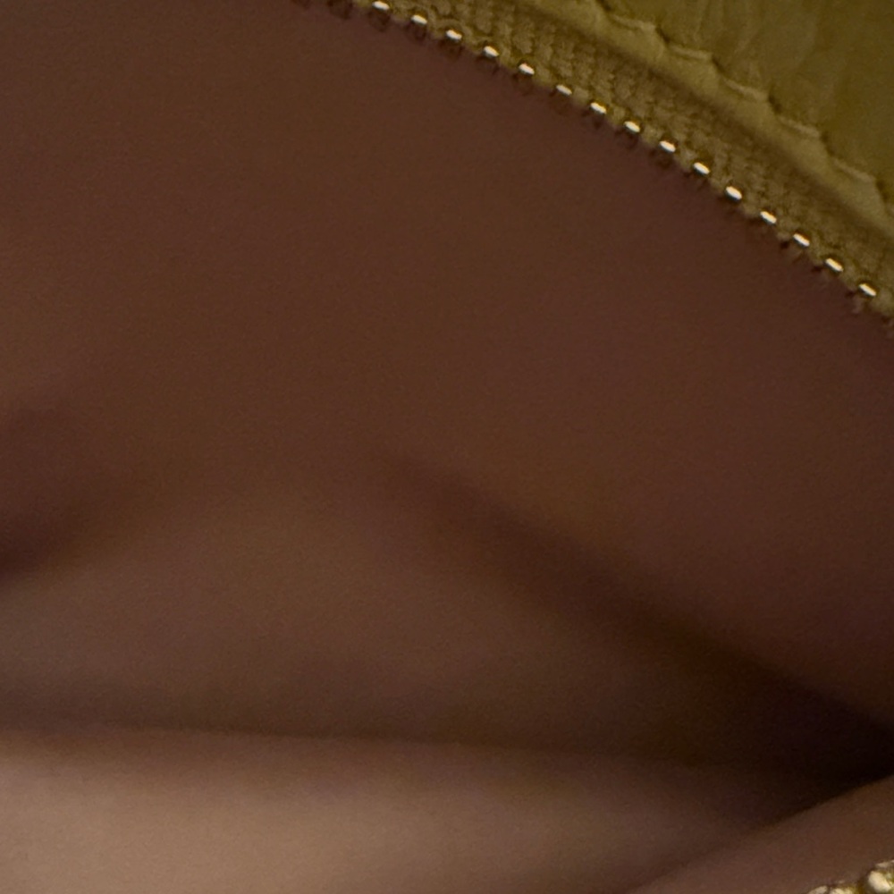 Vibrant Yellow Crossbody Bag with Chain Strap - Picture 11 of 11
